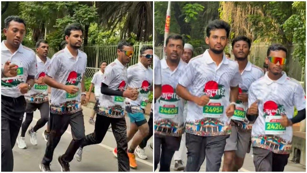 ম্যারাথনে দৌড়ালেন উপদেষ্টা আসিফ মাহমুদ